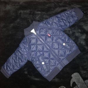 Navy Blue Polo Infant Jacket SIZE 6M